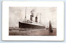 RMS Franconia / RMS Laconia Cruise Liners Cunard Line Unposted Postcard c.1922 picture