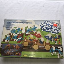 Vintage 1983 Talbot Smurf Road Race Village Set slot cars track Set Unused picture