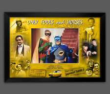 David Jason Signed Batman 12x16 Photograph Framed In A Picture Mount Display picture