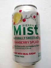 SIERRA MIST CRANBERRY SPLASH 2010 USA PEPSICO empty can top opened 355ml picture