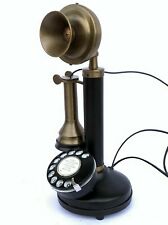Replica Antique Vintage  Style Rotary Dial Candlestick Working Desk Telephone picture