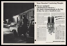 1974 WINCHESTER Shotgun Shells Bullets Ammunition Law Enforcement Police 2-pg AD picture