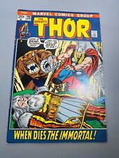The Mighty Thor #198 1972 Buscema Stan Lee 1st Print FLAT BEAUTY picture