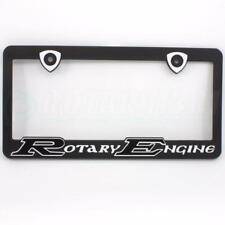 WHITE ROTARY ENGINE LICENSE PLATE FRAME MAZDA RX7 12A 13B TURBO RX2 RX3 RX4 picture