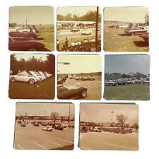 Vintage 1970's Corvette Car Show Photo Lot of 8 C1 C2 1952 1955 1964 1967 picture
