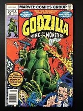 Godzilla King of The Monsters #1 1977 Marvel Comics 1st Print High Grade VF/NM picture
