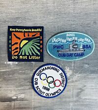 3 Vintage Pennsylvania Cub Scout Badges Patches  picture