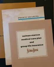 1970s Neiman Marcus Dallas North Park Employee Benefits 3 Booklets 1 Letter picture