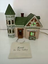 Yuletide Kent In The Valley Porcelain Lighted House #508 Christmas Village 1989 picture