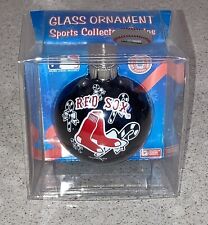 2010 MLB BOSTON RED SOX GLASS CHRISTMAS ORNAMENT BALL picture