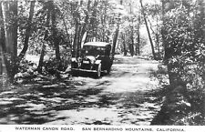 Postcard RPPC California San Bernardino Mountains Waterman Canyon Road CA23-861 picture