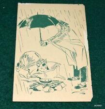 VINTAGE 1943 GIRL SCOUT POSTCARD - picture