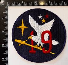 VINTAGE Cold War USAF US Air Force Academy USAFA 19th Cadet Squadron Patch picture