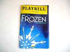 Disney Frozen Broadway Playbill St James Theatre April 2018 Unopened picture