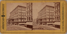 Albumen Stereoview MISSOURI SV - St Louis Lindell Hotel  American Scenery 1870 picture