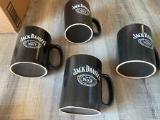 Jack Daniels Old No. 7 Coffee Mug Black (set of 4) picture