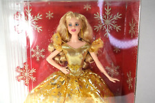 Barbie Signature 2020 Holiday Barbie Doll GHT54 Mattel Gold Gown NRFB Sealed picture