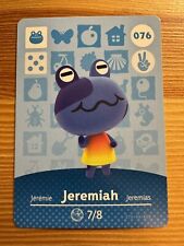 Animal Crossing: New Horizons ACNH Jeremiah 076 Amiibo Card picture