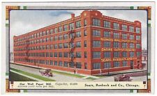 Sears Roebuck And Co. Advertising Wall Paper Mill Chicago, Illinois Postcard picture