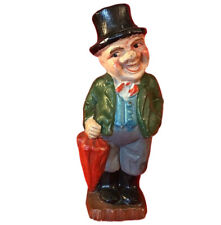 W C FIELDS FIGURINE VINTAGE JAPAN HOLDING UMBRELLA HAND PAINTED 6 INCH picture