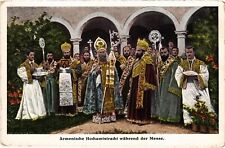 PC ARMENIA ARMENIAN PRIESTS MESS CAUCASUS (a58594) picture
