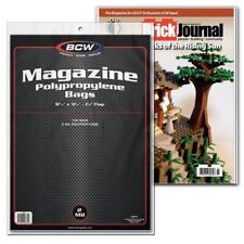 BCW Magazine Bags Polypropylene Sleeves & BCW Magazine Boards 10 CT. EA. COMBO picture