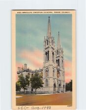 Postcard Immaculate Conception Cathedral Denver Colorado USA picture