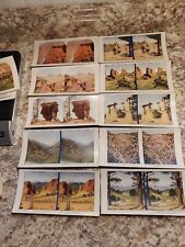 Stereoscope Cards 10 Colorado river, Grand Canyon,  Colorado Springs & More picture