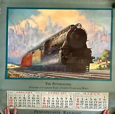 GRIF TELLER 1930 PENNSYLVANIA RAILROAD 12 MONTH CALENDAR - THE PITTSBURGHER picture