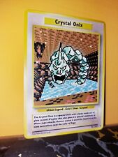 Pokemon CRYSTAL ONIX Urban Legend Card ENG picture