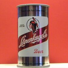 Leinenkugel's Beer Metallic 12 oz Can Indian Picture Wisconsin 82K P/T B/O H/G picture