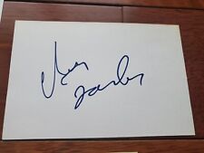 CHRIS FARLEY SIGNED AUTOGRAPHED 4X6 INDEX CARD JSA COA  picture