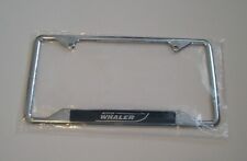 NEW OUT OF PRODUCTION BOSTON WHALER LICENSE PLATE FRAME - UNOPENED PACKAGE picture