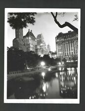 1957 Central Park Photo New York City  The Plaza Hotel NYC picture