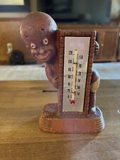 UNIQUE Vintage 1940s Americana Figurine Thermometer picture