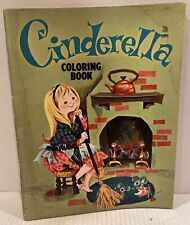 Vintage 1964 Cinderella Coloring Book Edico  picture