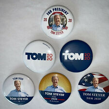Tom Steyer for President Campaign Buttons set of 6 (STEYER-701-ALL) picture