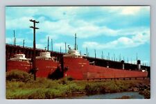 Pittsburgh PA-Pennsylvania Phipps Widener Schiller Ore Carriers Vintage Postcard picture