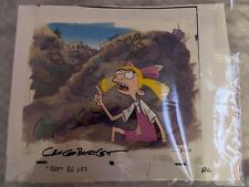 Nickelodeon Hey Arnold cel “Arnold’s hat” W/ COA Rare (From Craig’s Collection) picture