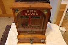 Antique 1930s  HIGH SCORE Nickel Coin Operated Bartop upright Pinball type Game picture