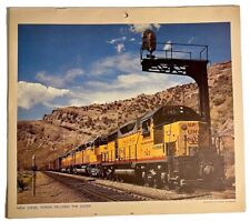 Lot 16 Vtg Color Promo Photos Calendar Style 11.5”x9.5” Union Pacific Railroad picture