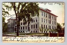 Portsmouth NH-New Hampshire, High School Building, Vintage Postcard picture