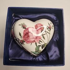 Goebel Smithsonian Museum Collection  Heart Shaped Porcelain Music Box Vintage  picture