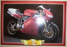 DUCATI 996R 2001 996 R Motorcycle Classic Bike Picture Card Print Dad Husband picture