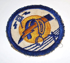 SALTY ORIGINAL TWILL WW2 WESTERN SIGNAL AVIATION TRAINING CENTER PATCH picture