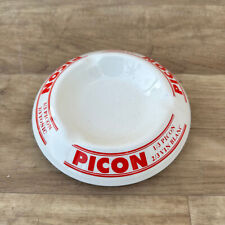VINTAGE PICON FRENCH ALCOHOL ASHTRAY OLDER SIGNER COINS 20062415 picture