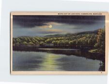 Postcard Moonlight on lake Koon Cumberland Maryland USA picture