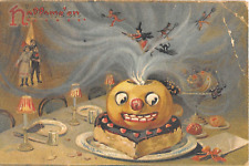 Old? Reprint of Tuck c.1910 Jack O Lantern Cake Halloween post card picture
