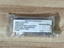 US Military Magnesium Fire Starter, New Never Used NSN 1680-01-160-5618 picture
