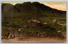 High Tor Mt. From State Street Haverstraw NY postcard Rockland county picture